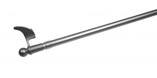 Presto-Stange 10-12mm weiß - nickel 80-100cm 80-100 cm | weiß - nickel